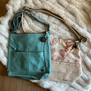 The Sak bundle — The Sak Aqua and Sakroots Floral Crossbody Bag
